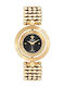 Versace Eon Lady Damen Uhr mit Gold Metallarmband