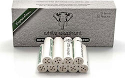 White Elephant Natural Meerschaum Φίλτρα Πίπας 9mm 20τμχ White Elephant Natural Meerschaum Φίλτρα Πίπας 9mm 20τμχ