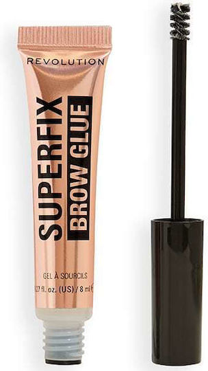 Revolution Beauty Brow Glue Gel For Eyebrows Transparent 8ml