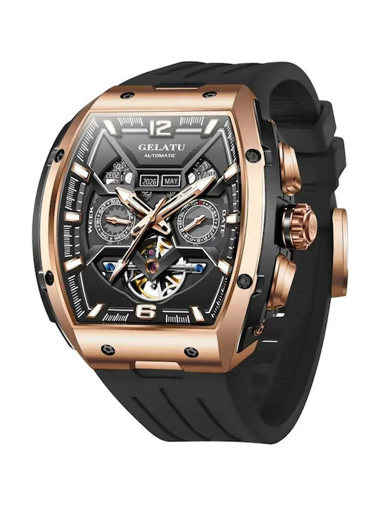 Gelatu Uhr Automatik mit Metallarmband