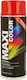 Maxicolor Спрей Грунд Висока температура с Блестящ Ефект Червено Яркочервено RAL 3020 400мл