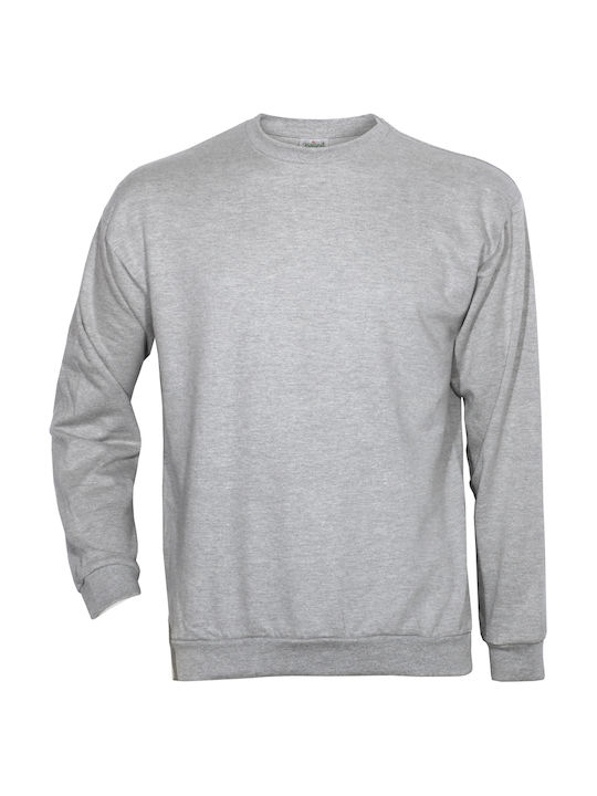 Kprime Men's Work Sweatshirt Melange Grey Series Swc 280c #swc280chg