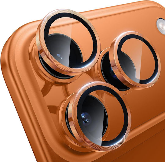 Frame Camera Protection Tempered Glass Orange for the Apple iPhone 17 Pro Max 5G