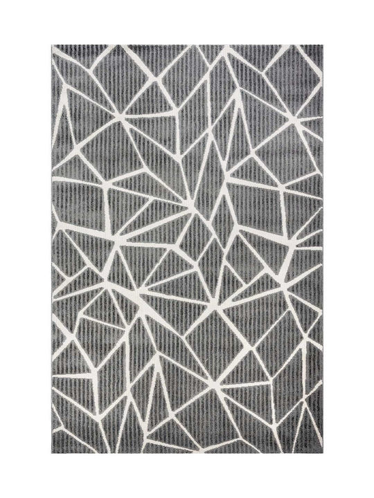 Anatolia Lucca 303 Teppich Rechteckig Synthetisch,Polyester/Cotton/Leather Grey