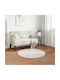 vidaXL Rug Round Beige