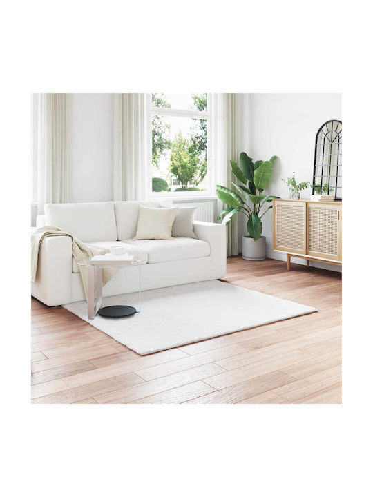vidaXL Rug Rectangular White