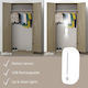 Lightex Rechargeable LED Light for Cabinets with Battery Powered and Motion Sensor 1pcs