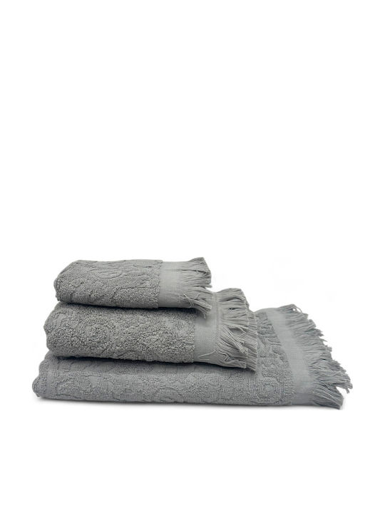 Olia Home Hand Towel 30x50cm Gray Weight 550gr/m²