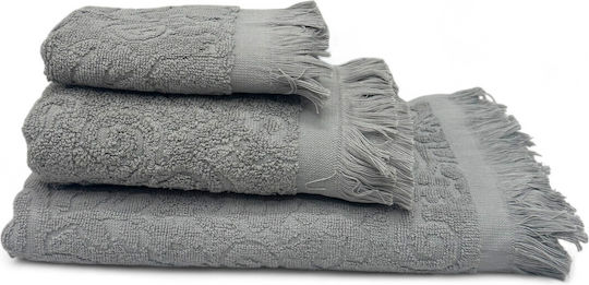 Olia Home Hand Towel 30x50cm Gray Weight 550gr/m²