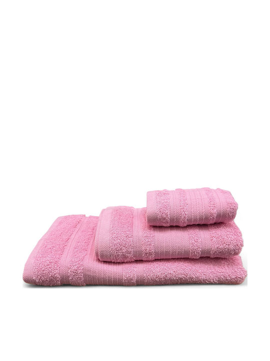 Olia Home Hand Towel 30x50cm Light Pink Weight 550gr/m²