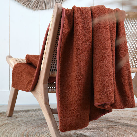 S-f Paddou Fleece Blanket Sofa 125x150cm Roux