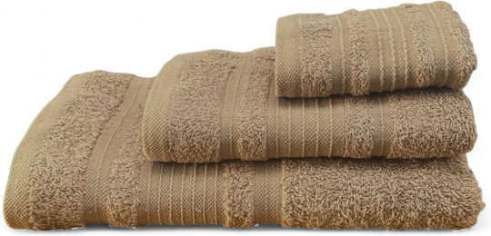 Olia Home Комплект Кърпи за Баня 3бр Мока Тегло 550гр/кв.м