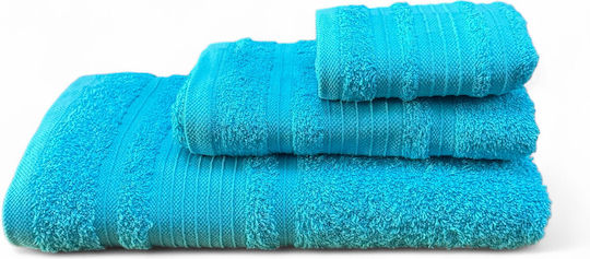Olia Home Кърпа за лице 50x90см. Turquoise Тегло 550гр/кв.м