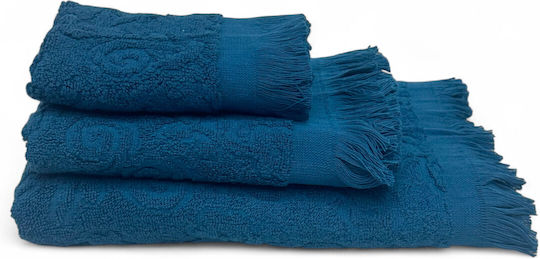 Olia Home Хавлиена кърпа за тяло 70x140см. Royal Blue Тегло 500гр/кв.м