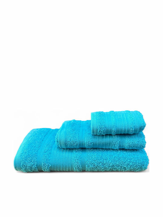 Olia Home Hand Towel 30x50cm Turquoise Weight 550gr/m²