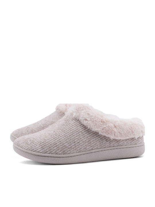 Winter Women's Slippers Beige