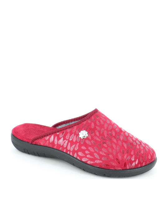 B-Soft Winter Women's Slippers Burgundy