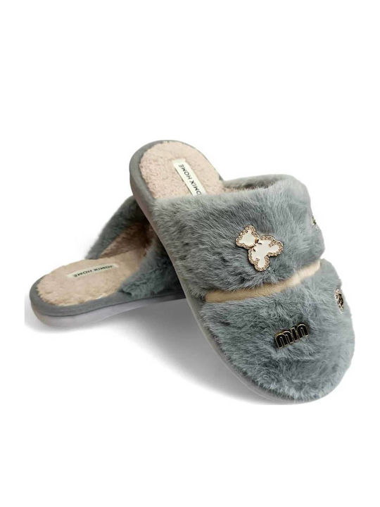 Jomix Winter Women's Slippers Gray