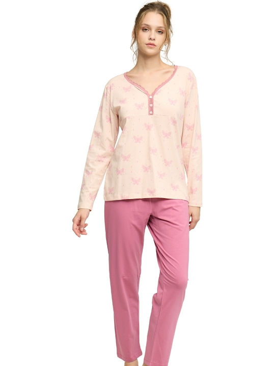 Sexen Set Pijamale pentru Femei Pink