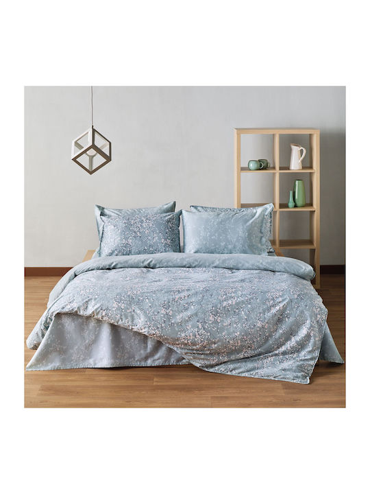 Kentia Duvet Cover Set Cotton Queen with 2 Pill...