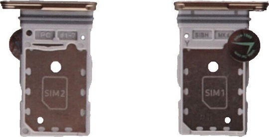 Samsung S24 Ultra 5G S928 Dual SIM Card Holder Yellow Original Service Pack GH98-48962C