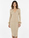 Women's Knitted Cardigan Beige