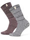 Timberland Damen Socken Grey/red 2Pack