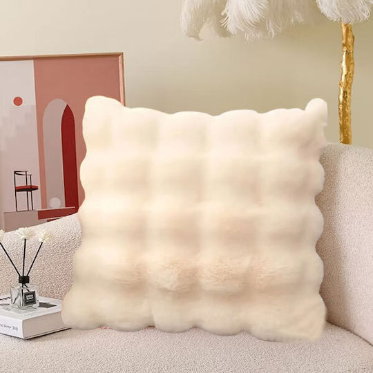 SpitiBazaar Ecru Pillow Case 40x40 cm