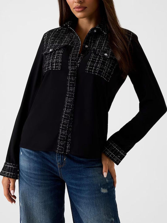 Women's Long Sleeve Shirt Black