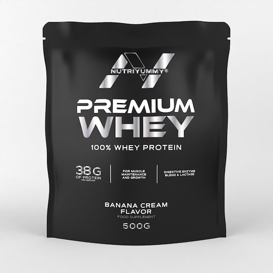 Nutriyummy Premium Whey Протеин Суроватъчен с Вкус Banana Cream 500гр