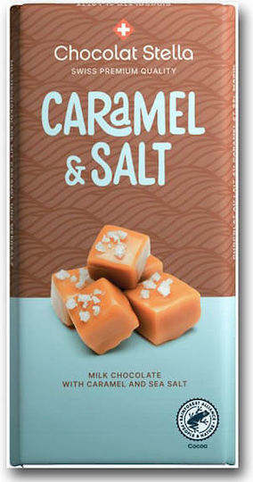 Chocolat Stella Caramel & Salt Chocolate 80gr Σοκολάτα