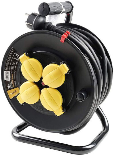 Technik 4 Plätze mit Kabel 25m Wasserdicht