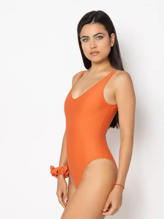 One-Piece Swimsuit Orange