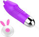 Smd Bunny Vibe 2-in-1 Clitoral & G-spot Bullet Vibrator Couples Ασύρματος Κλειτοριδικός Δονητής Ζευγάρια Purple