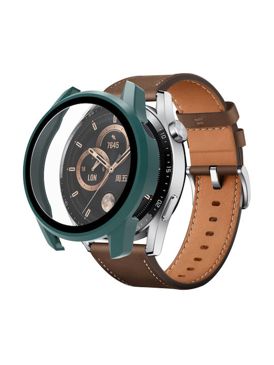 2 1 Θήκη + Γυαλί Huawei Watch Gt 3 42mm Κάλυμμα Πράσινο