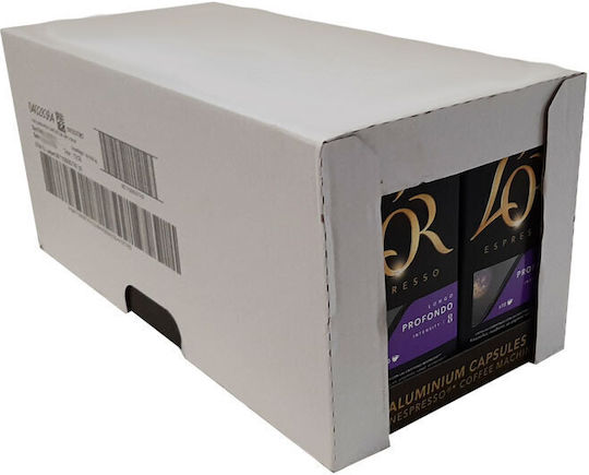 Lor Lungo Profondo Kompatible Kaffee- und Getränkekapseln Nespresso 20x10 Stück