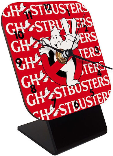 Koupakoupa Ghostbusters Επιτραπέζιο Ρολόι με Δείκτες Ξύλινο KP_31930_clock-desk-square