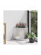 vidaXL Pot Metallic 30x30x35cm.