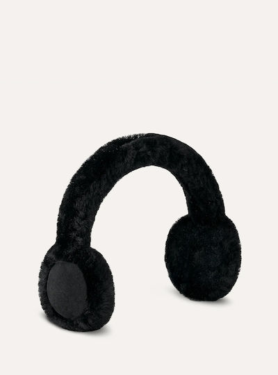 Earmuff Knitted in Black color