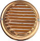 Aluminum Vent Louver Round Sieve Sheet Φ100-120 Copper 25710 25710