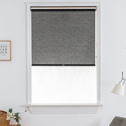 Roller Blinds 160x160 Grace Cordless Graphite 551662 160w x 160h
