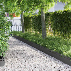 vidaXL Metal Garden Border in Black Color 1.03m...