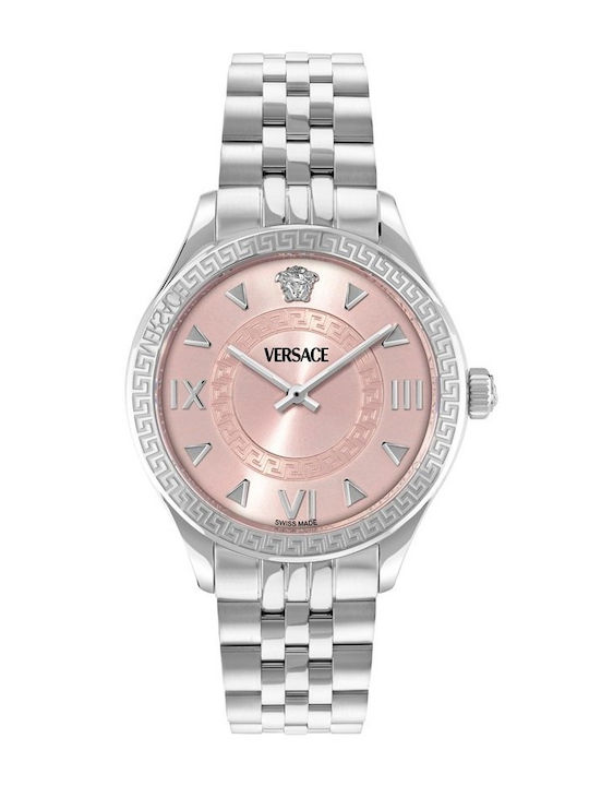 Versace Hellenyium Lady Women's Watch with Silver Metal Bracelet