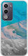 Water Marble Oppo A5 4g/5g Flexible Tpu Διάφανη Σιλικόνη