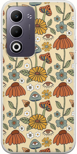 Hippie Mushrooms Oppo A5 4g/5g Flexible Tpu Διάφανη Σιλικόνη