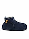 De Trento C Heel Enclosed Men's Slipper Blue