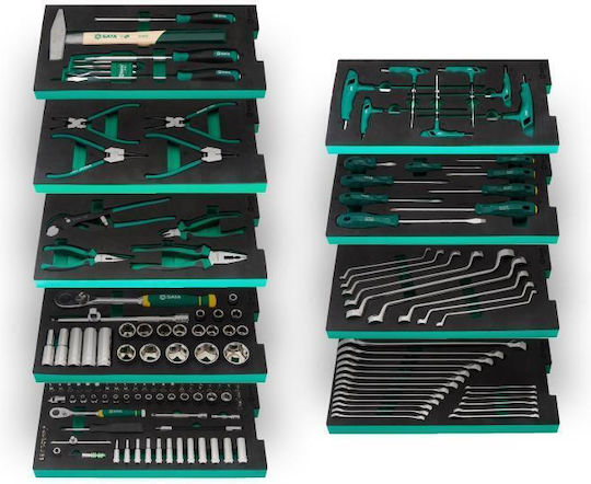 Sata ST09929G-S Tavă de instrumente cu 152 Unelte
