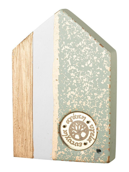 Dekoratives Keramik Grünes Haus Pexi K962 11,8cm