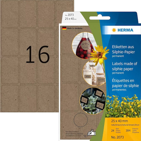 Herma Small Adhesive Labels 25x40mm