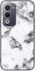 Agate Stone White Oppo A5 4g/5g Black TPU Black Silicone Mobile Phone Case
